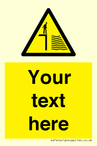 Custom Deep Water Sign